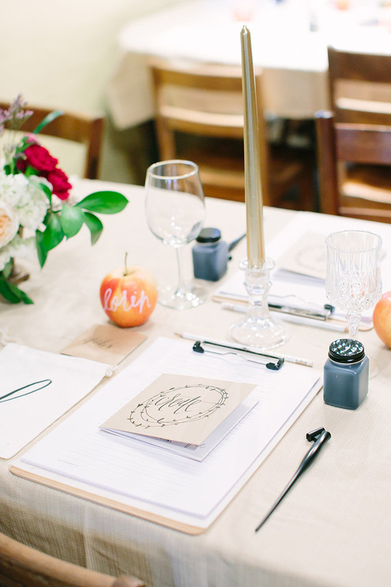 Calligraphy workshop with Parris Chic Boutique Inspiration