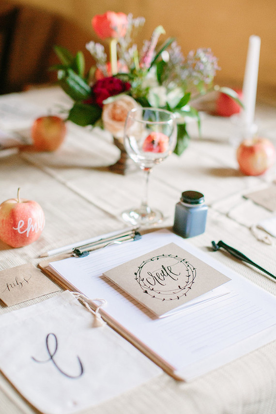 Calligraphy workshop with Parris Chic Boutique Inspiration