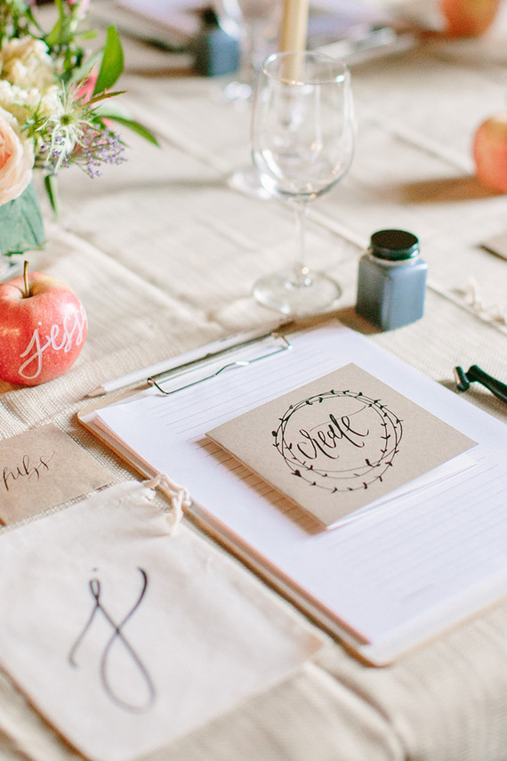Calligraphy workshop with Parris Chic Boutique Inspiration