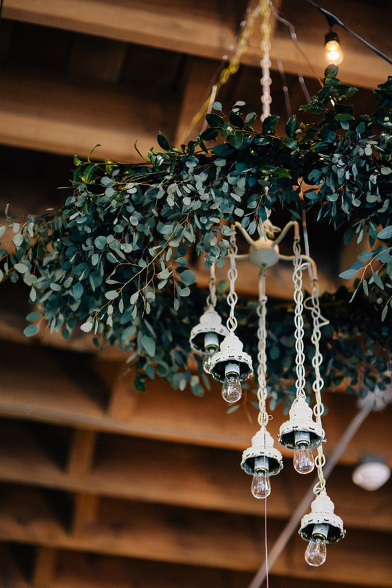 Industrial wedding decor