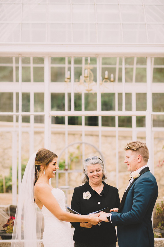 French Chateau wedding ceremony