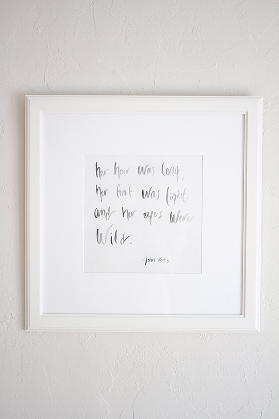 Simple white nursery