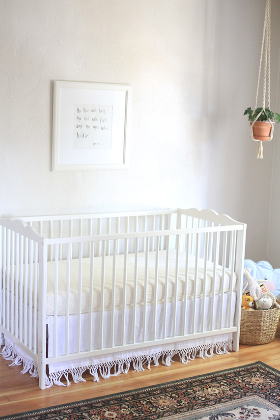 Simple white nursery