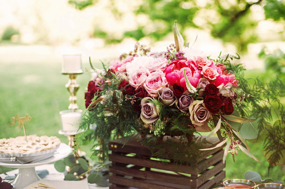 Summer wedding florals