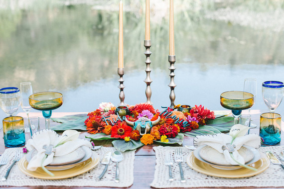 Spanish-style tablescape