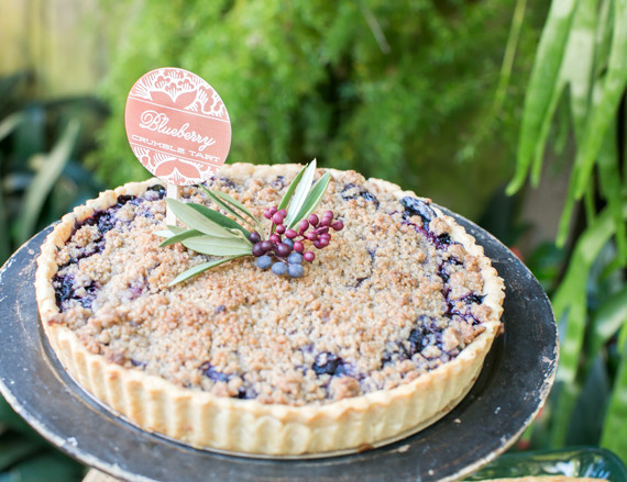 Blueberry tart