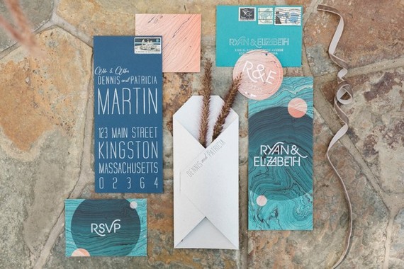 Palm Springs wedding invitations