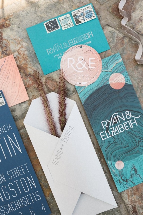 Palm Springs wedding invitations