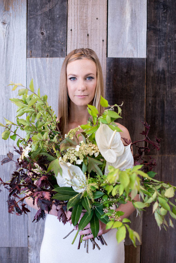 Modern bridal bouquet
