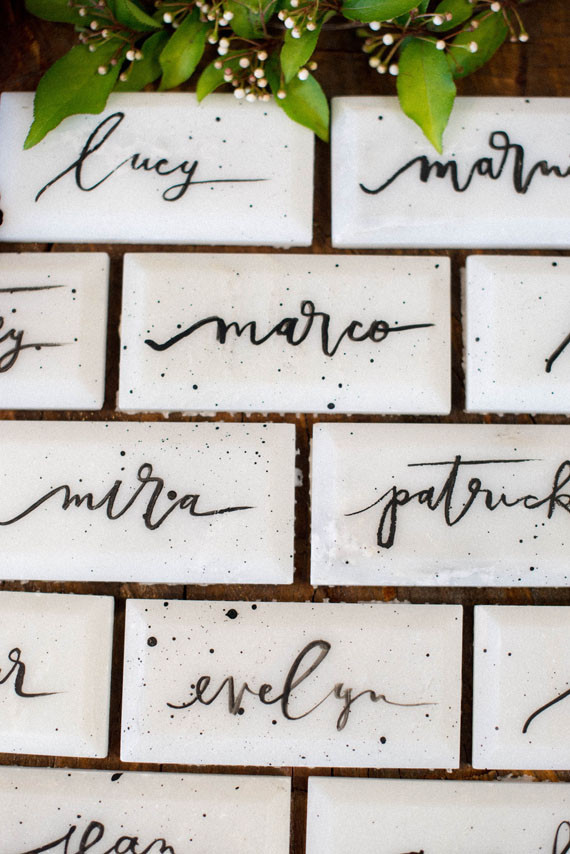 Tile escort cards Inspiration