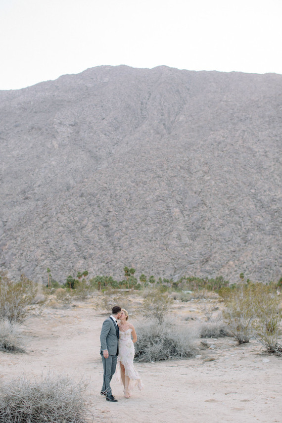 Desert wedding portraits