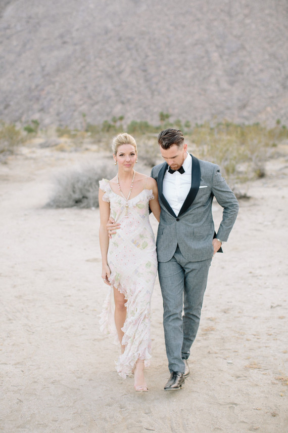 Desert wedding portraits