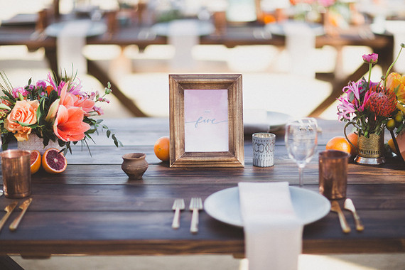 Modern bohemian tablescape