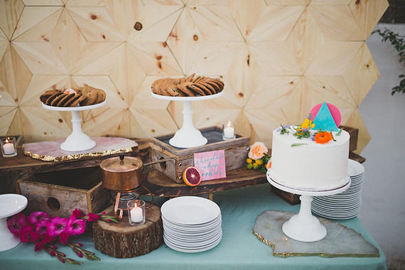 Modern dessert table