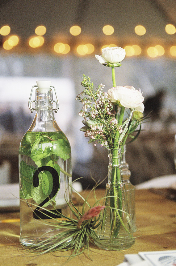 Rustic florals display