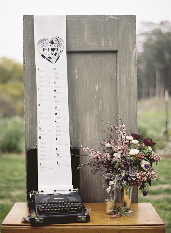Escort card display Inspiration