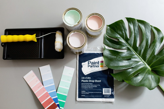 DIY painted foliage