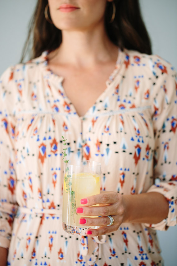lemon thyme spritzer Inspiration