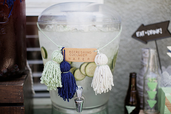 Modern mint baby shower by Mandilynn Photography