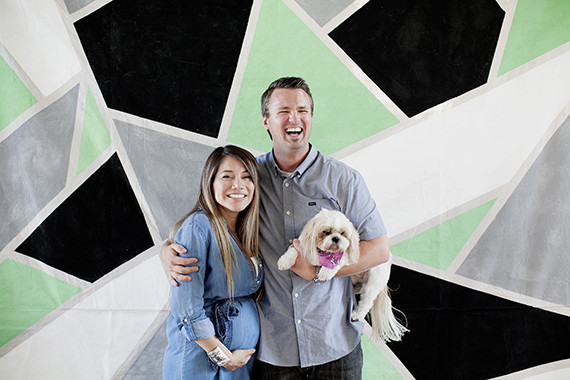 Modern mint baby shower by Mandilynn Photography