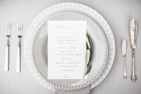 Place setting Inspiration