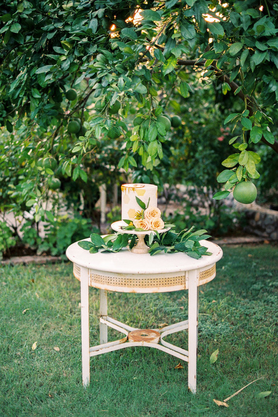Wedding cake display