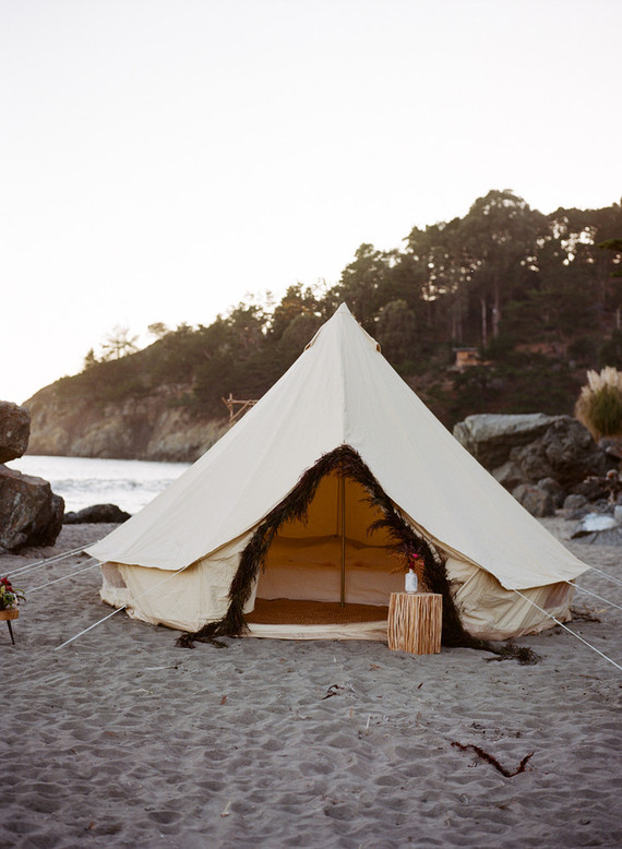 Bohemian beach elopement