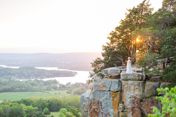 Outdoor bridal portrait