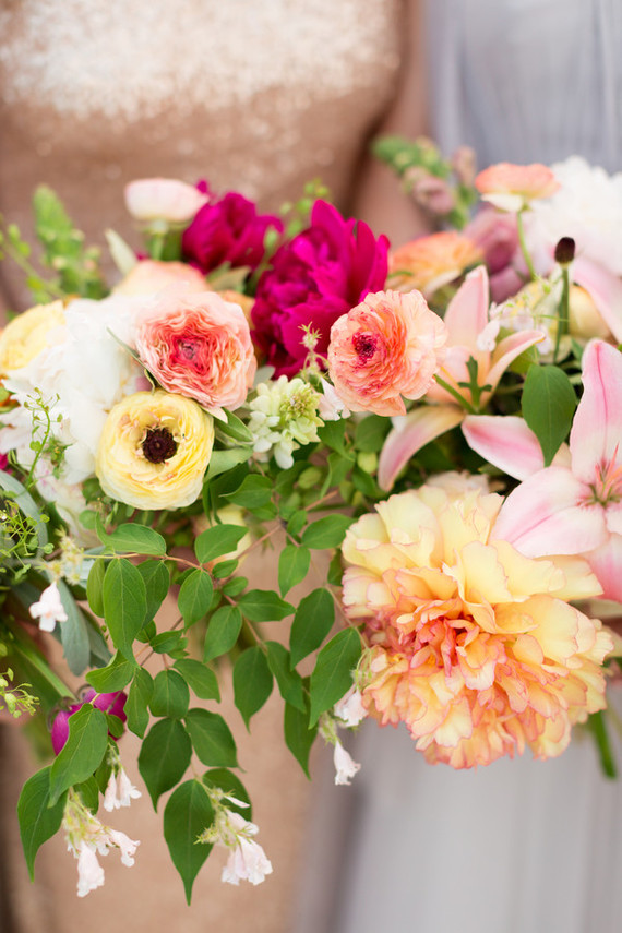 Summer wedding florals