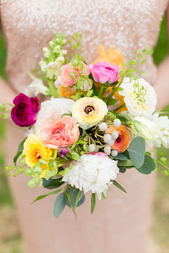 Summer wedding florals