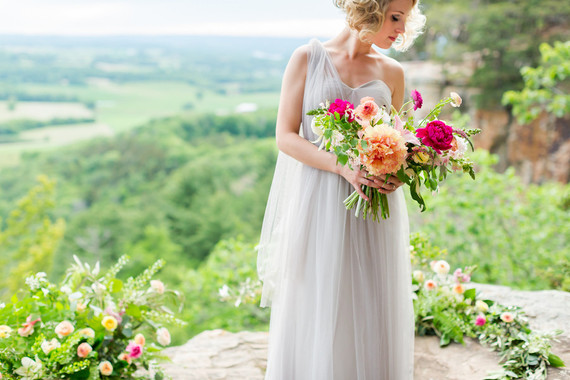 Outdoor bridal portrait