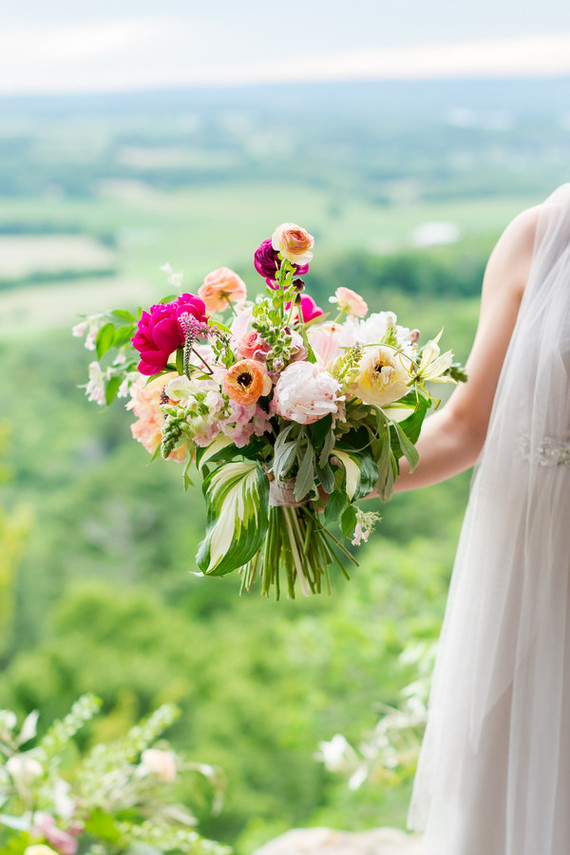 Summer wedding florals