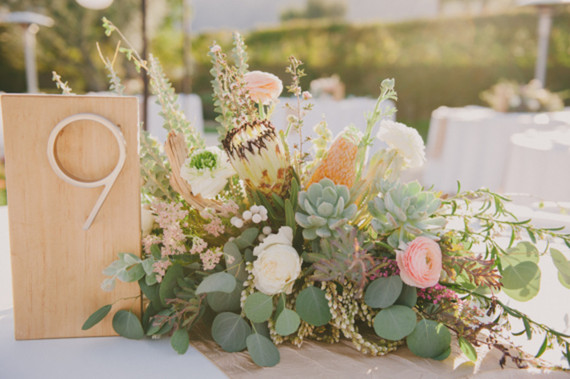 Summer wedding florals