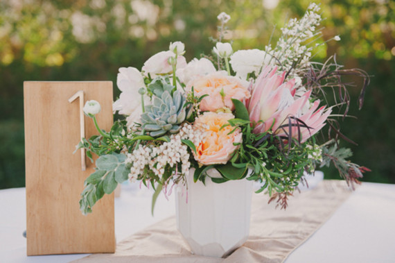 Summer wedding florals
