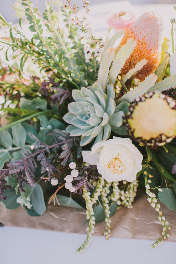 Summer wedding florals