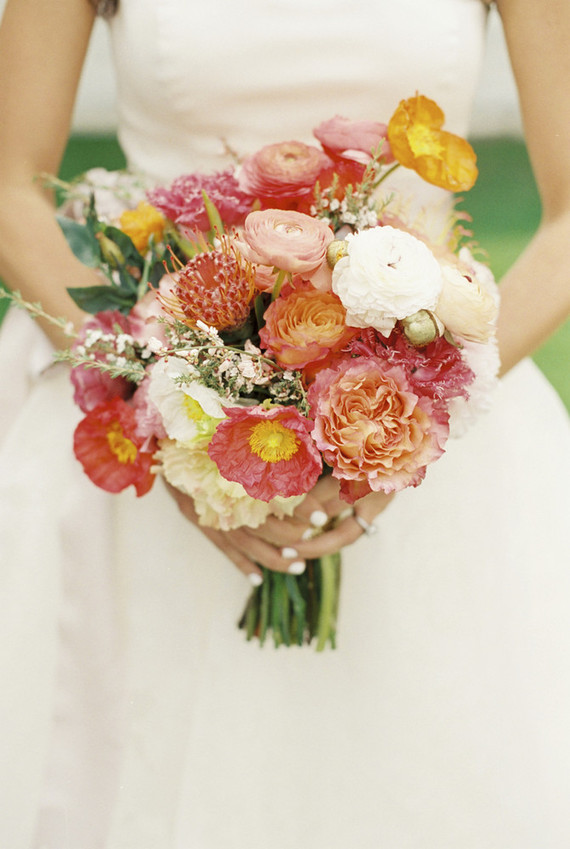 Summer wedding bouquet