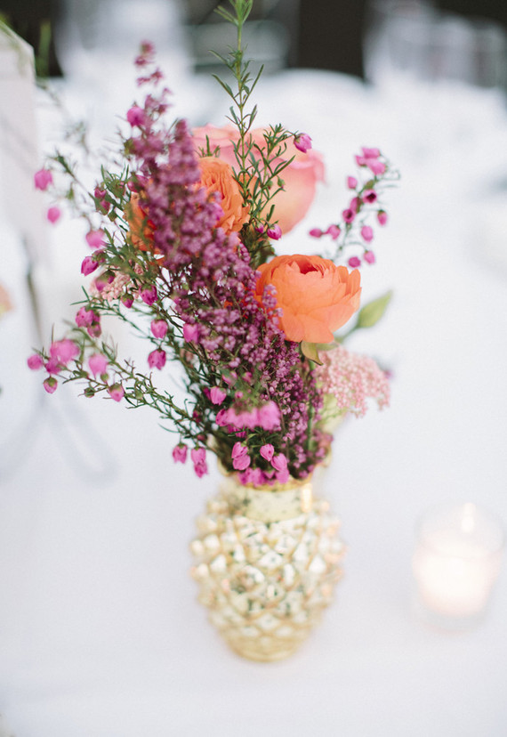 Summer wedding florals