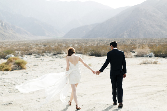 Palm Springs wedding portrait