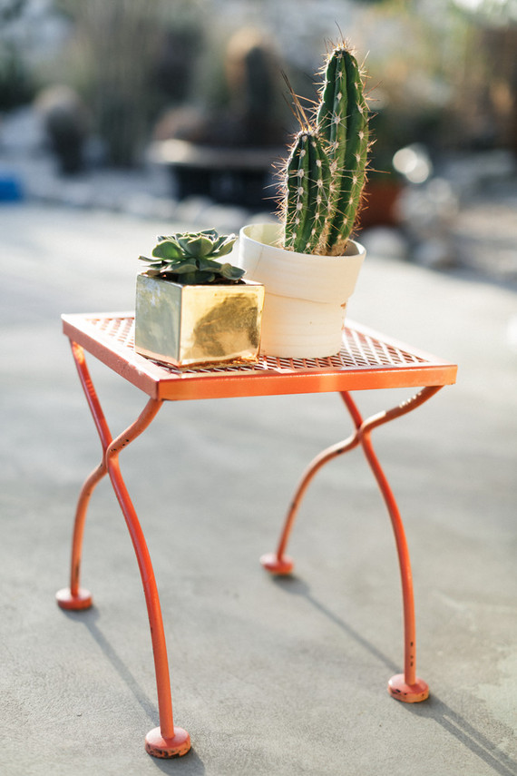 Palm Springs wedding decor