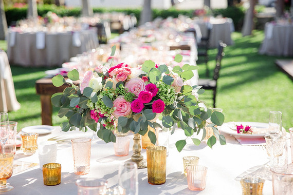 Summer wedding florals