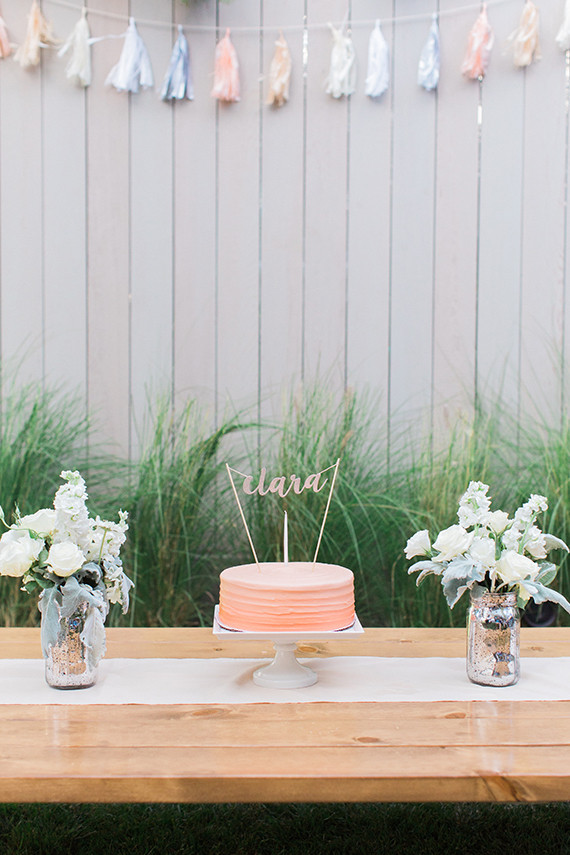 White and pink 1st birthday for Clara Wedding Inspiration