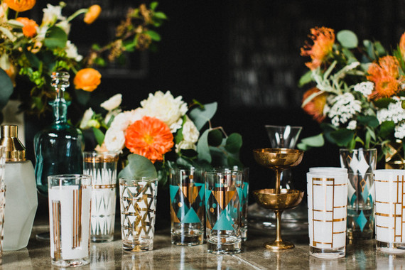 Retro glassware