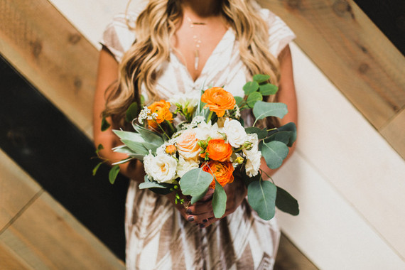 Summer wedding florals
