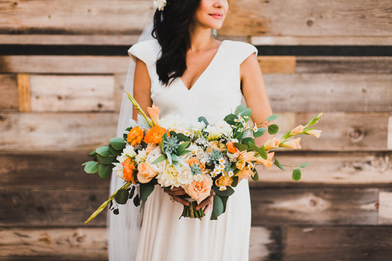 Summer wedding florals
