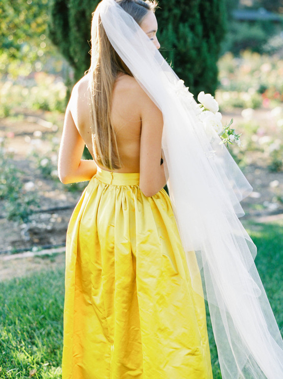 Summer wedding veil