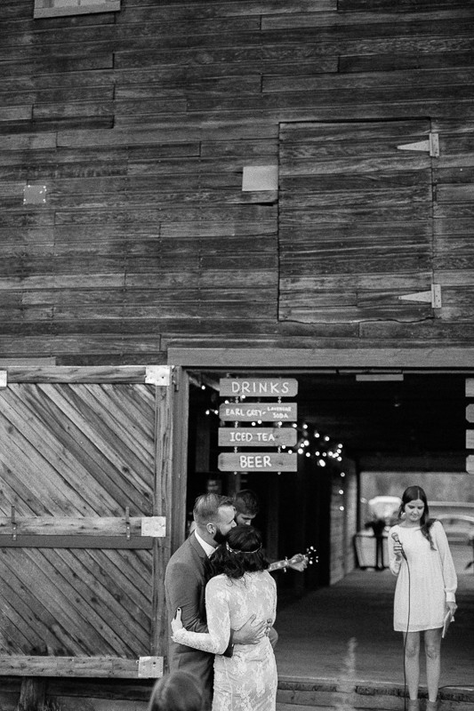 First dance portrait