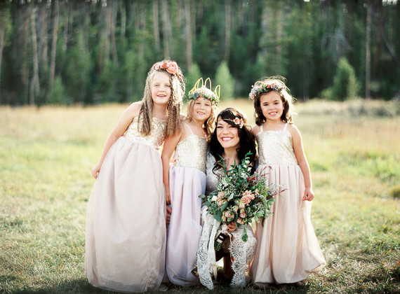 Flower girl portrait