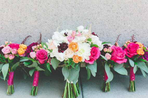 Summer wedding bouquets