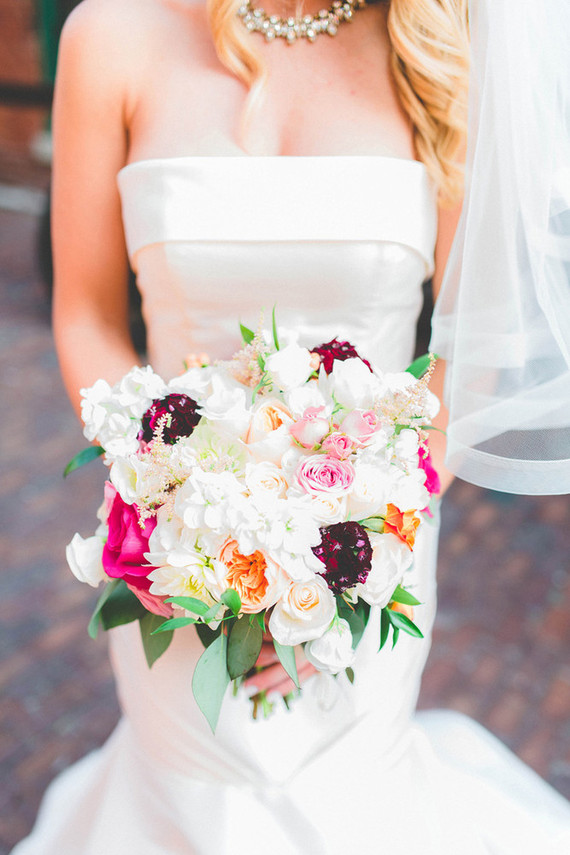 Summer wedding florals