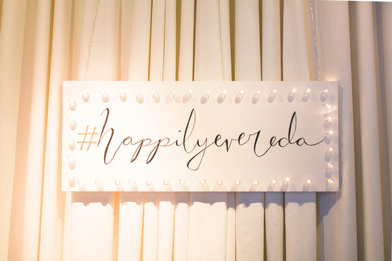 Wedding signage